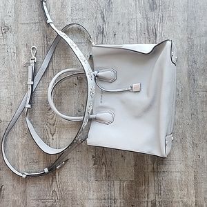 Michael Michael Kors MERCER MEDIUM BONDED LEATHER CROSSBODY